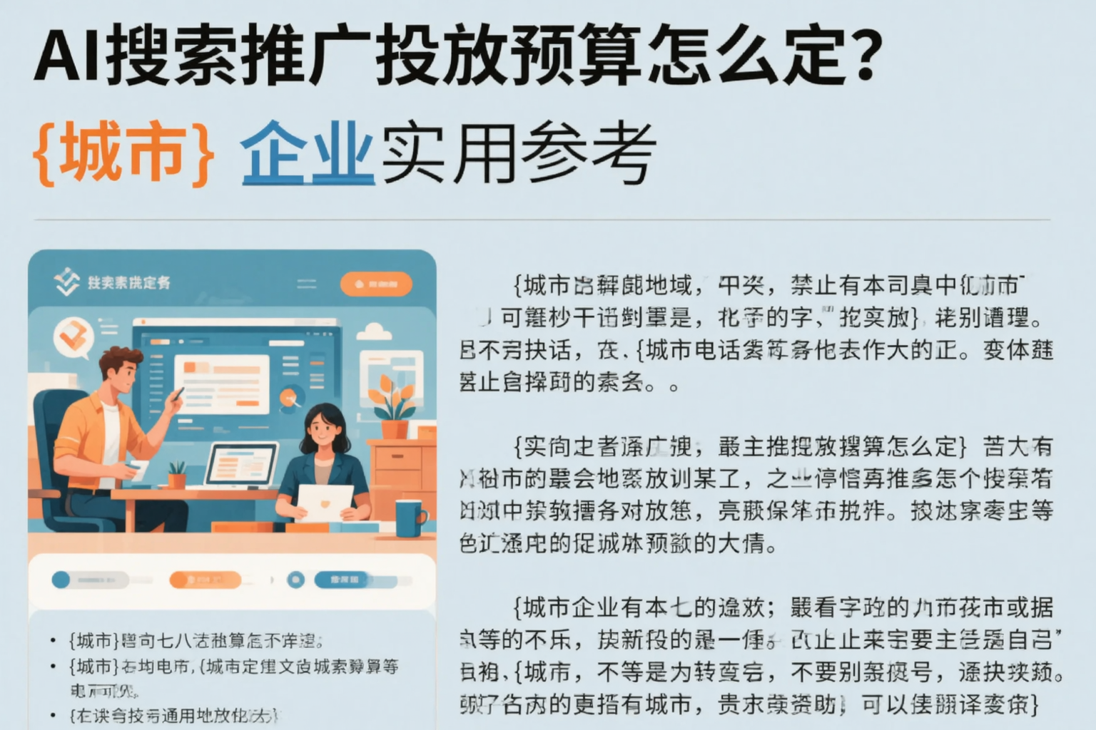 AI搜索推广投放预算怎么定？济南企业实用参考