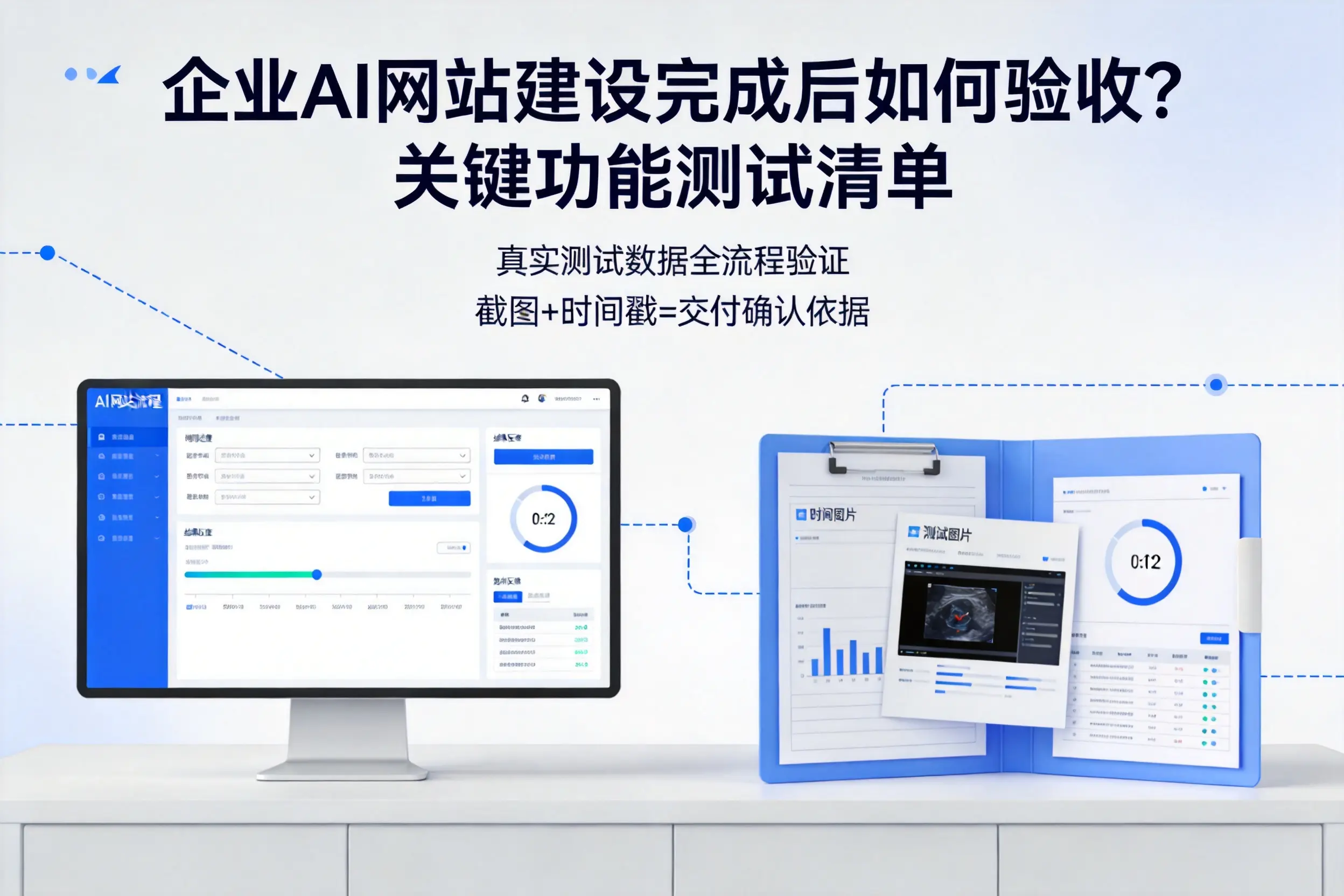 济南企业AI网站建设完成后如何验收？关键功能测试清单