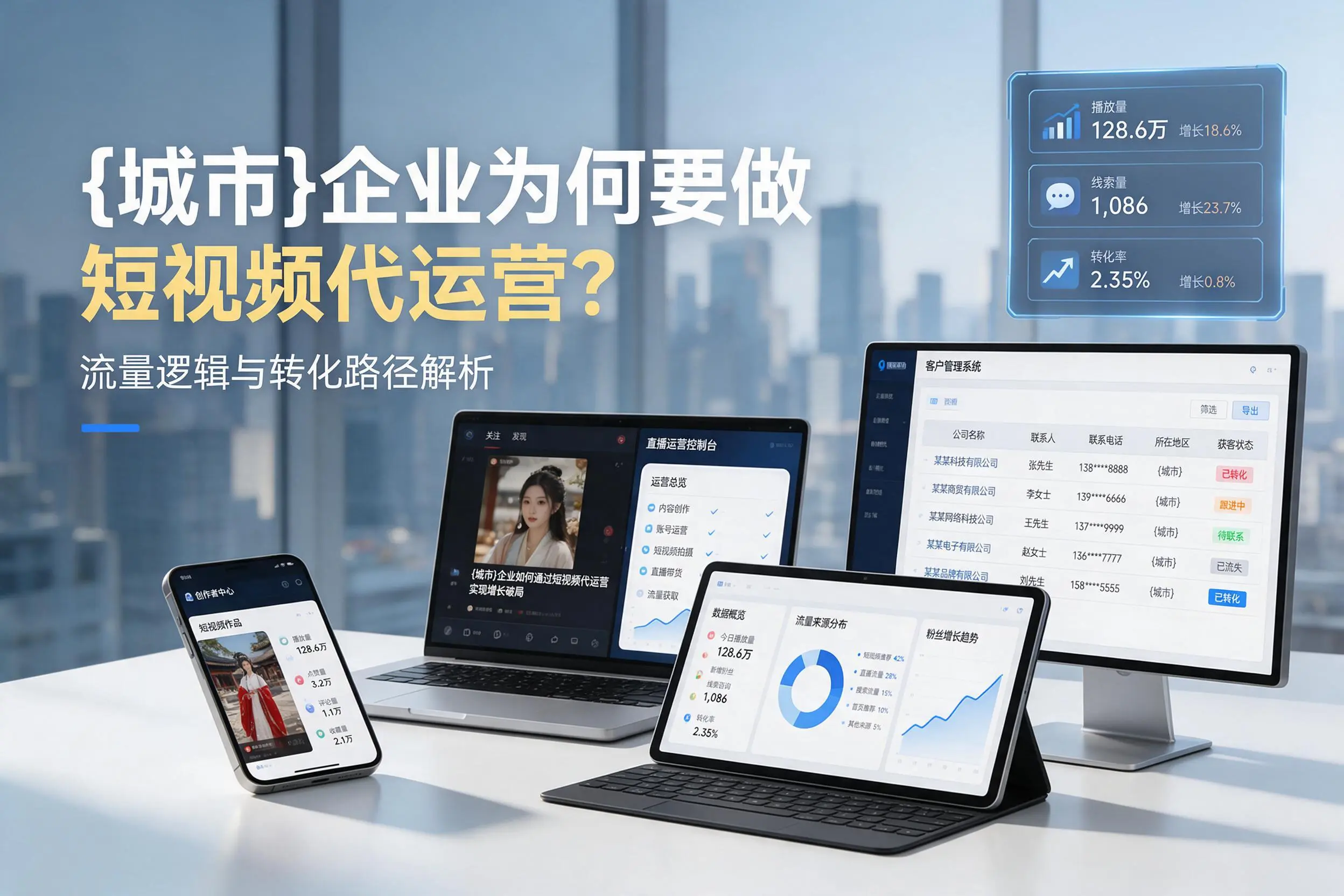 济南企业为何要做短视频代运营？流量逻辑与转化路径解析