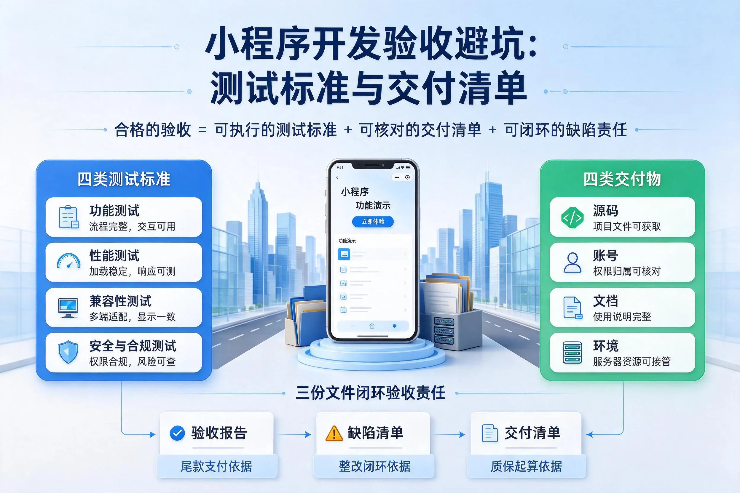 济南小程序开发验收避坑：测试标准与交付清单
