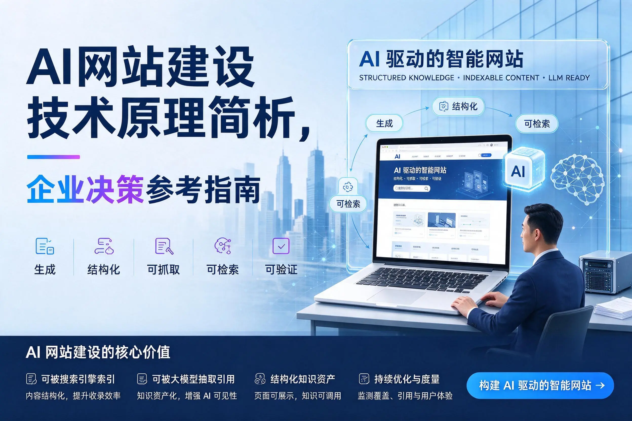 AI网站建设技术原理简析，济南企业决策参考指南