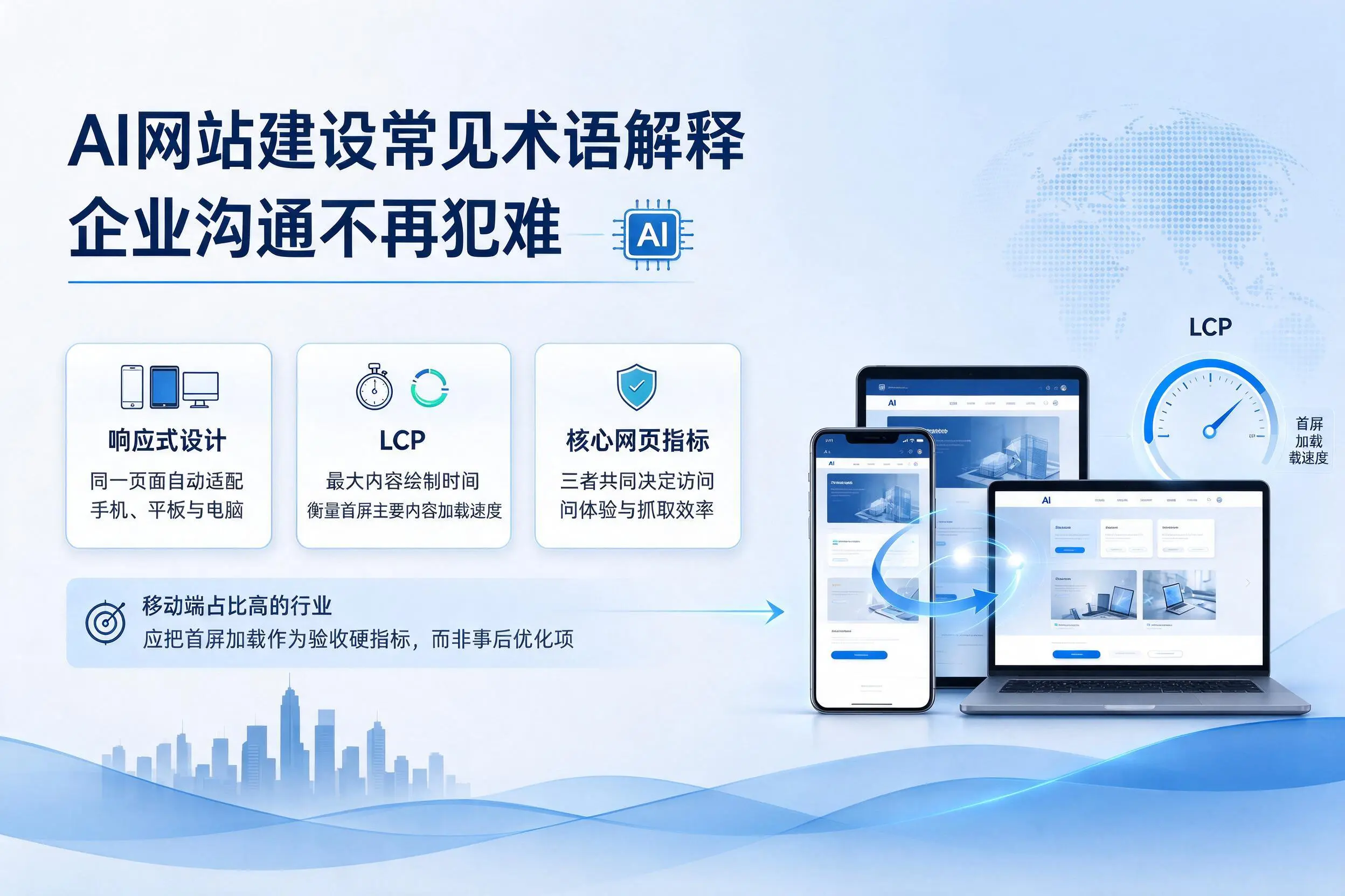 AI网站建设常见术语解释,济南企业沟通不再犯难