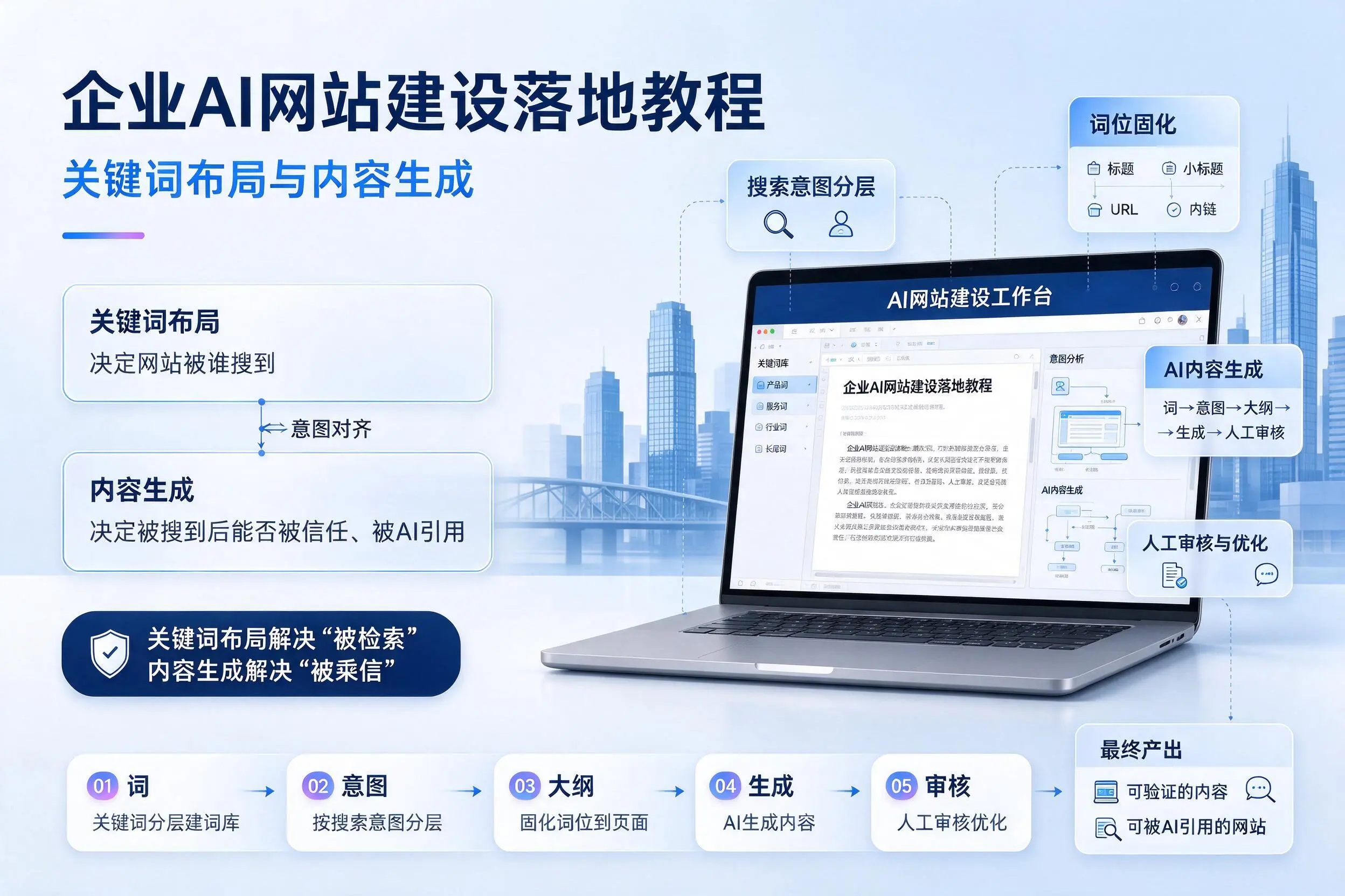 济南企业AI网站建设落地教程：关键词布局与内容生成